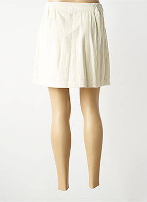 Jupe courte poches beige AGATHE & LOUISE femme