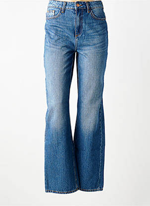 Jeans coupe droite taille normale taille normale bleu B.YOUNG femme
