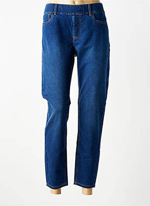 Jeans coupe slim tissage brut taille normale bleu CISO femme