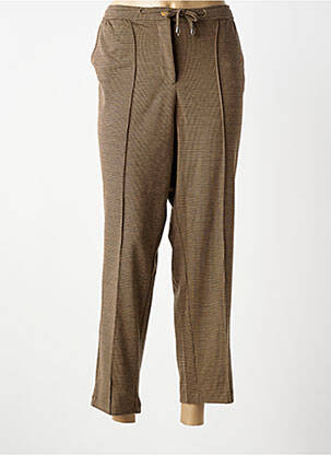 Pantalon droit stretch taille normale marron TELMAIL femme