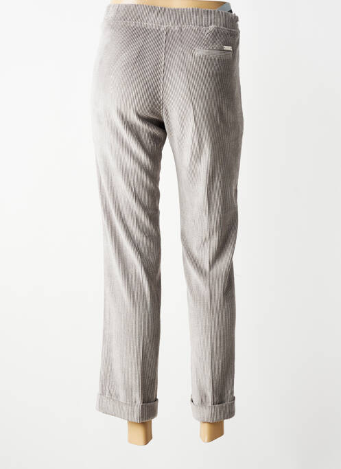 Pantalon 7/8 stretch taille normale gris WALTRON femme