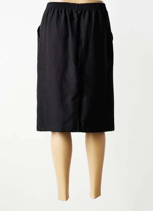 Jupe mi-longue doublure textile noir BRANDTEX femme