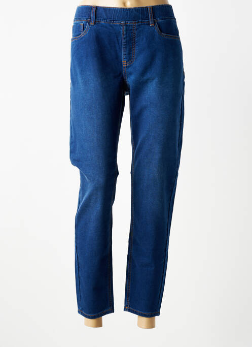 Jeans coupe slim tissage brut taille normale bleu CISO femme