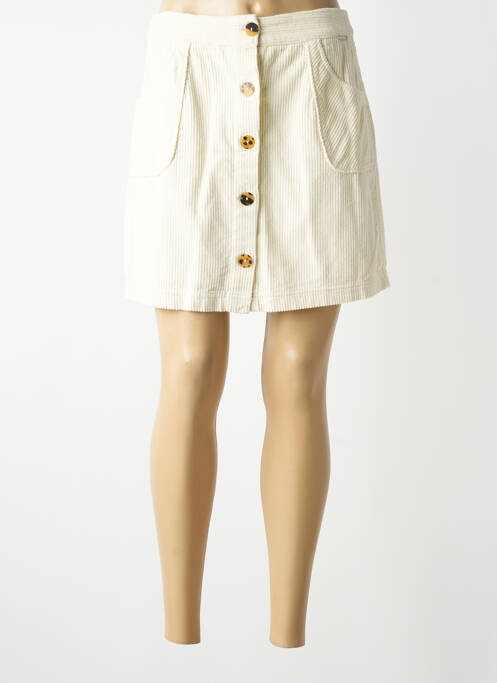 Jupe courte poches beige AGATHE & LOUISE femme