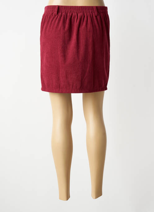 Jupe courte poches rouge MAELLE femme