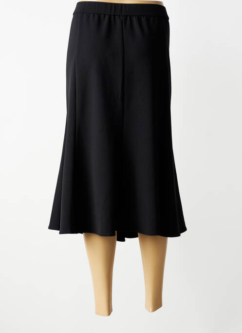 Jupe longue coupe fluide noir SIGNATURE femme