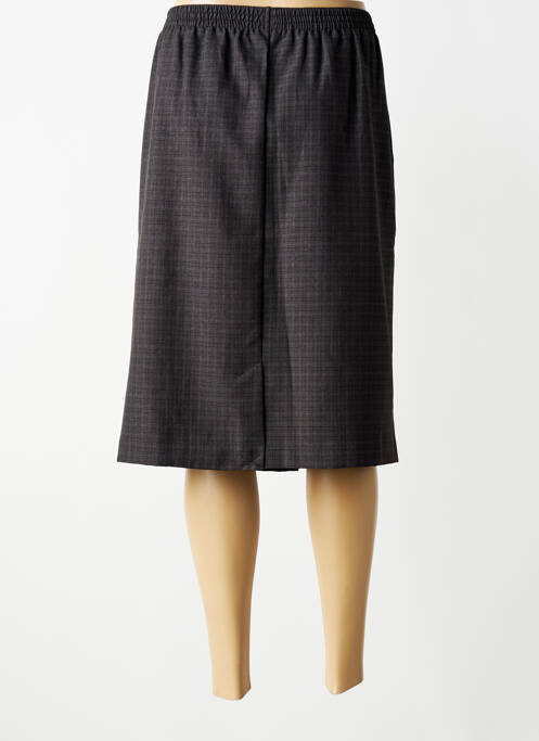 Jupe mi-longue doublure textile gris BRANDTEX femme