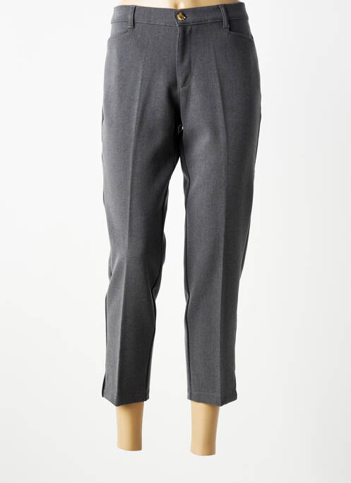 Pantacourt stretch taille normale gris WALTRON femme