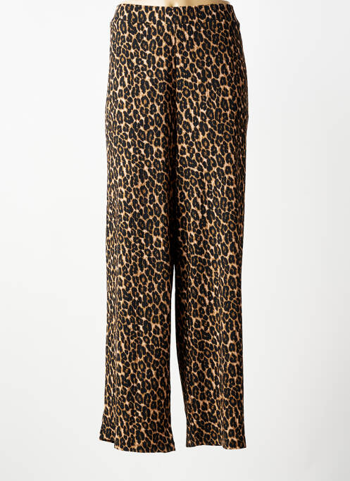 Pantalon droit stretch taille normale beige B.YOUNG femme