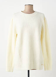 Pull col rond manches longues blanc MCM femme