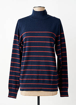 Pull manches longues manches longues bleu B.YOUNG femme