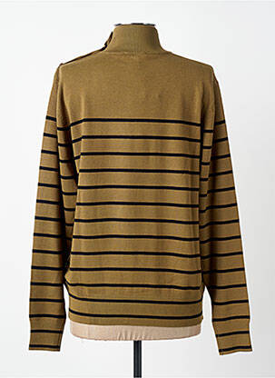 Pull coupe droite manches longues vert B.YOUNG femme