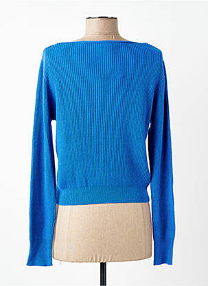 Gilet manches longues coupe cintrée bleu SURKANA femme