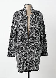 Gilet manches longues manches longues noir L'ATELIER D'ANNA femme