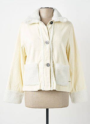 Veste casual coupe droite jaune AGATHE & LOUISE femme
