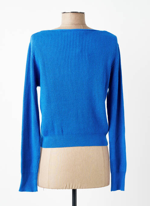 Gilet manches longues coupe cintrée bleu SURKANA femme