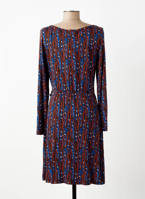 Robe courte manches longues manches longues bleu SURKANA femme