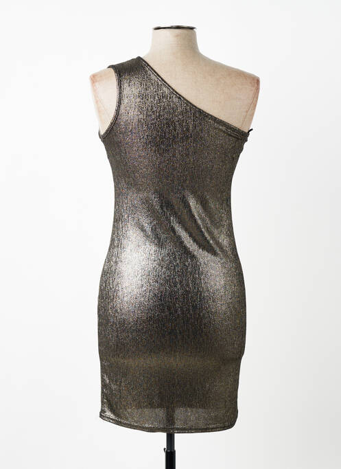 Robe courte coupe cintrée fines bretelles gris ESPERANCE femme