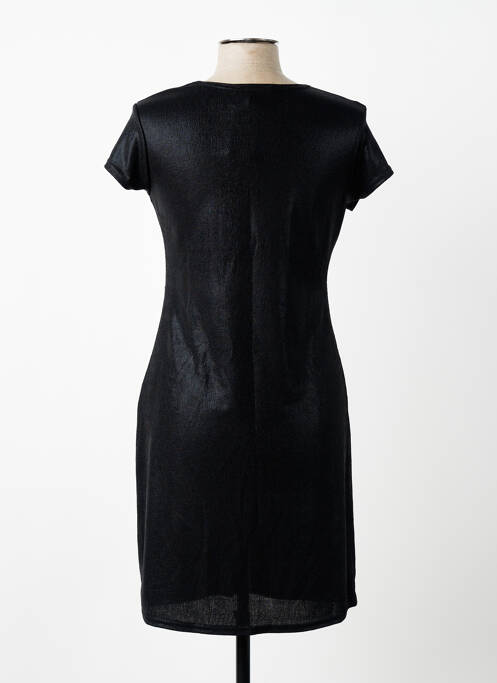Robe courte manches courtes manches courtes noir ESPERANCE femme