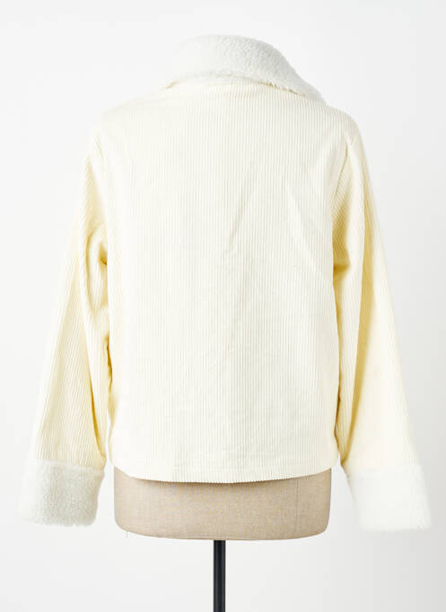 Veste casual coupe droite jaune AGATHE & LOUISE femme