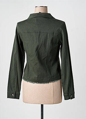 Veste casual poches vert A BELLE femme