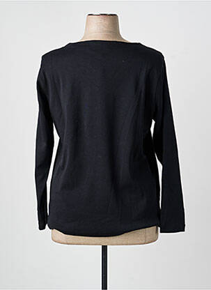 Top tissage jersey manches longues noir AGATHE & LOUISE femme