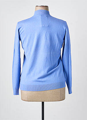 Pull stretch manches longues bleu MCM femme