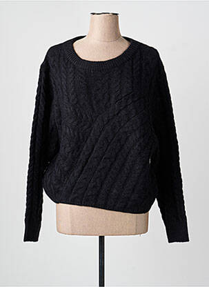 Pull stretch manches longues noir IT HIPPIE femme