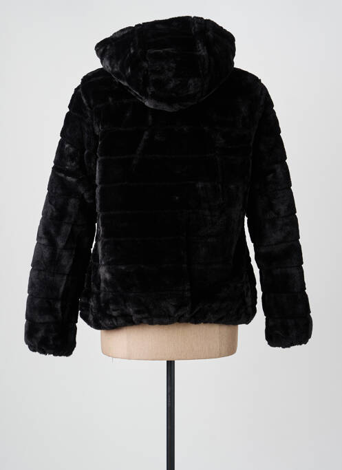 Doudoune poches a capuche noir SOFTY femme