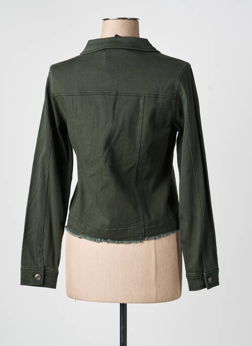 Veste casual poches vert A BELLE femme