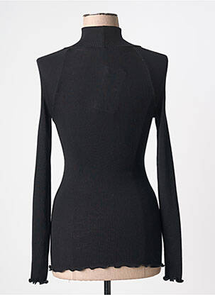 Top stretch manches longues noir OSCALITO femme