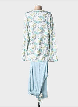 Pyjama tissage jersey bleu CANAT femme