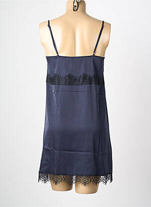 Nuisette/combinette tissage satiné bleu SIMONE PERELE femme