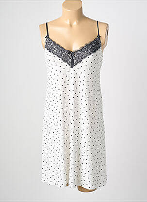 Nuisette/combinette stretch blanc ANTIGEL femme