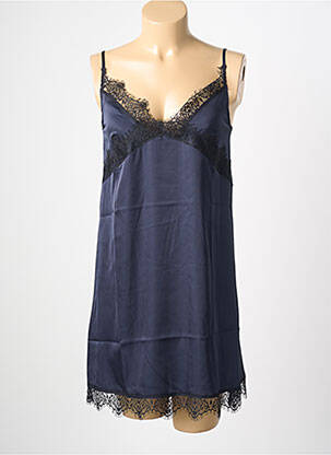 Nuisette/combinette tissage satiné bleu SIMONE PERELE femme