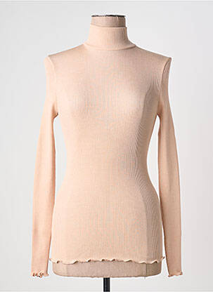 Top stretch manches longues rose OSCALITO femme