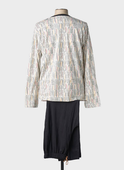 Pyjama col rond noir CHRISTIAN CANE homme