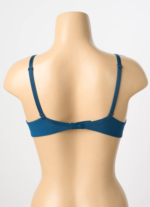 Soutien-gorge effet matière satinée haut soutien-gorge emboitant bleu SIMONE PERELE femme