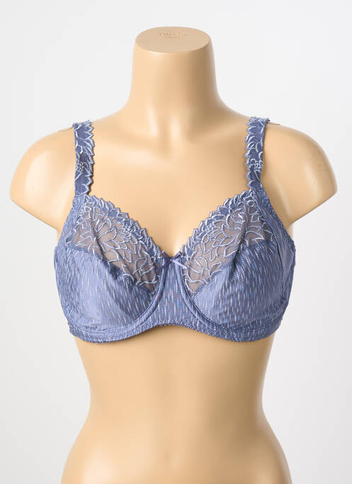 Soutien-gorge effet matière satinée haut soutien-gorge emboitant violet PRIMA DONNA femme