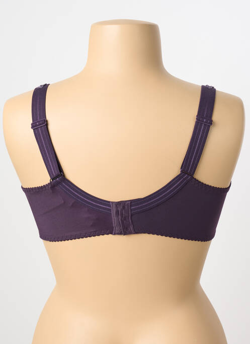 Soutien-gorge effet matière satinée haut soutien-gorge emboitant violet PRIMA DONNA femme