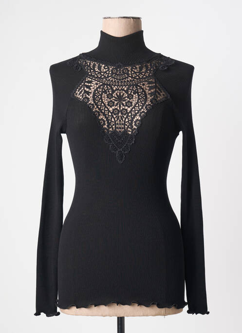 Top stretch manches longues noir OSCALITO femme