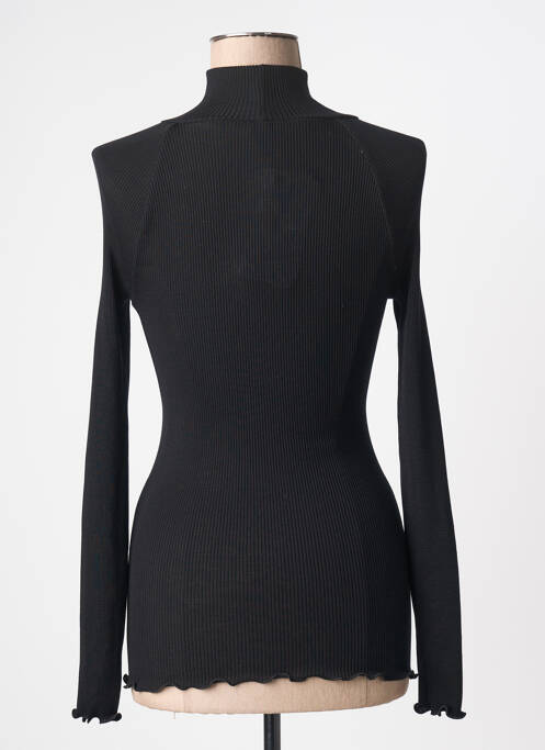 Top stretch manches longues noir OSCALITO femme