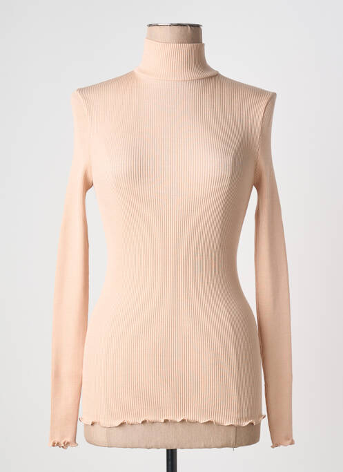 Top stretch manches longues rose OSCALITO femme