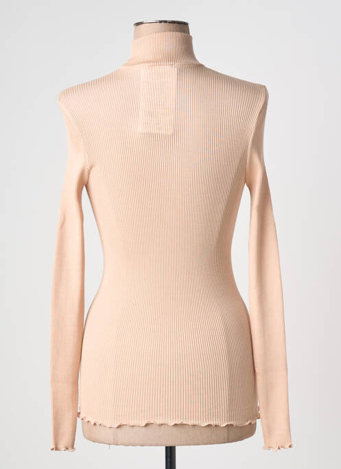 Top stretch manches longues rose OSCALITO femme