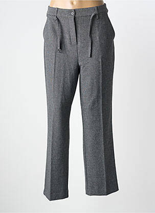 Pantalon droit stretch taille normale gris B.YOUNG femme