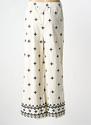 Pantalon large poches taille normale beige B.YOUNG femme