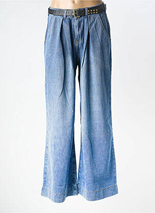 Jeans coupe large taille normale taille normale bleu MOLLY BRACKEN femme