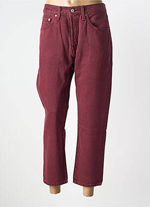 Jeans coupe droite taille normale taille normale violet LEVI'S femme