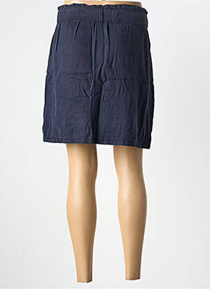 Jupe courte poches bleu KANOPE femme