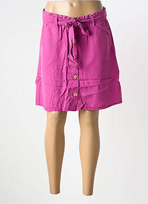 Jupe courte poches rose KANOPE femme